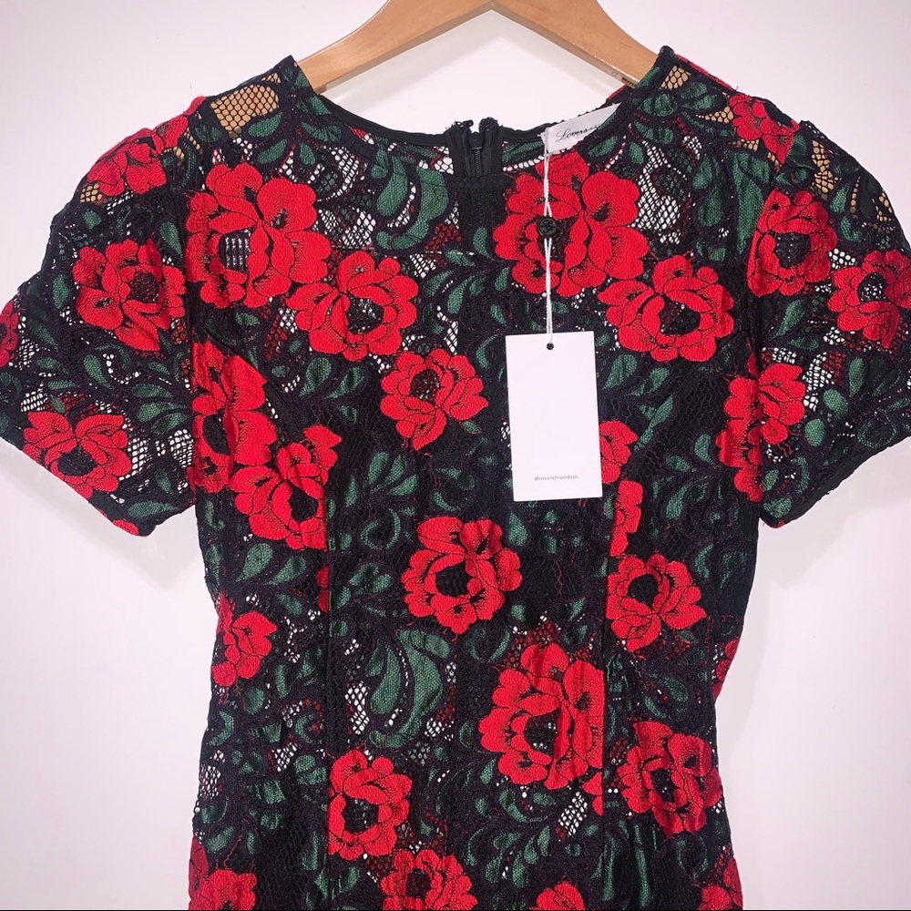 Lovers + Friends Nadine Maxi Dress in Rose Garden - Picture 5 of 6